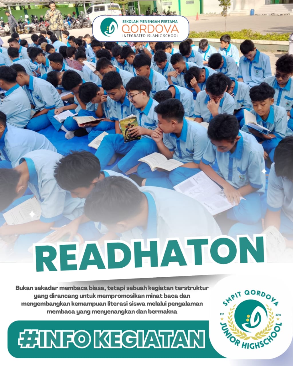 SIT Qordova Gelar Readhaton: Menumbuhkan Minat Baca Sejak Dini