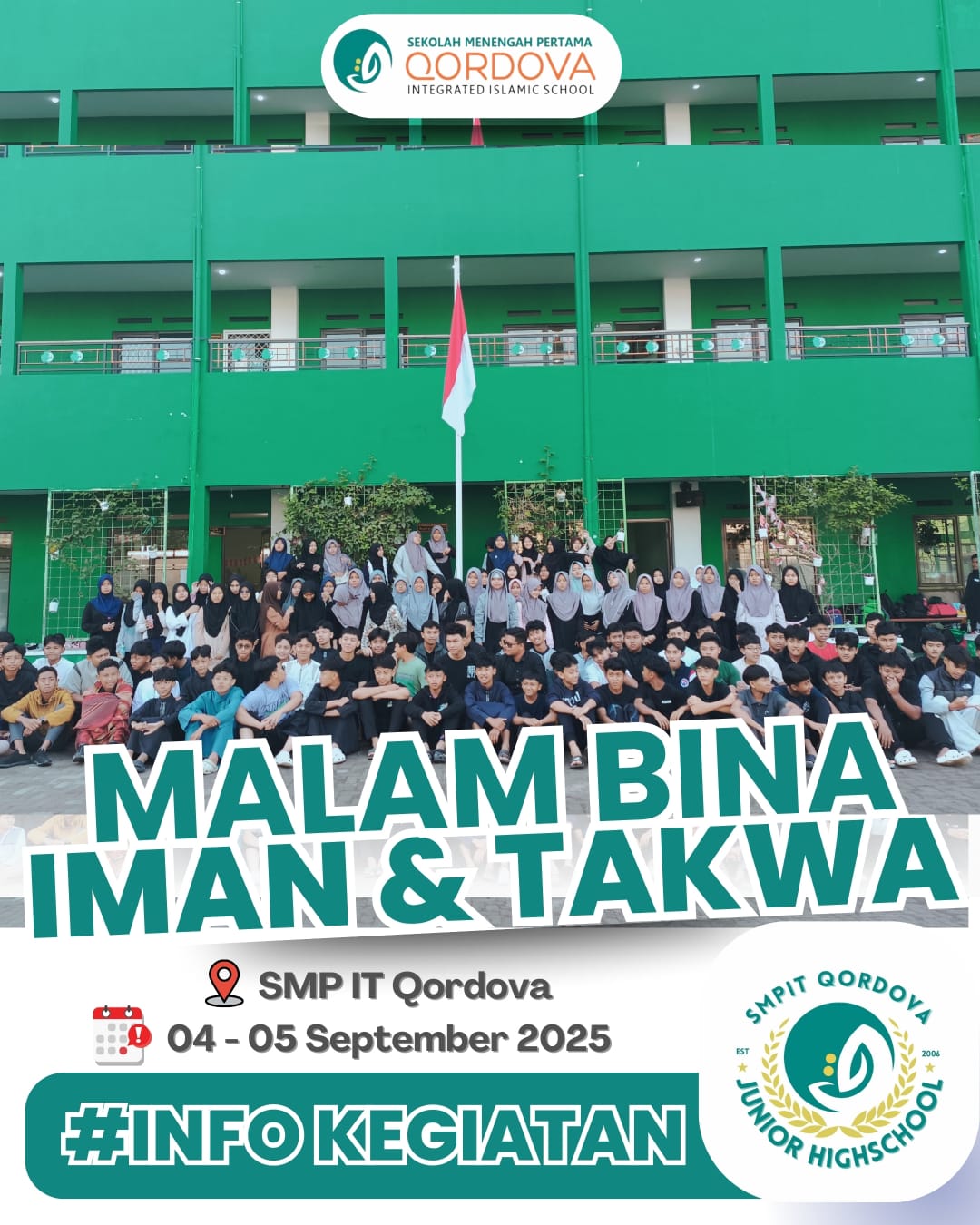 SIT Qordova Gelar Malam Bina Iman dan Takwa: Membentuk Generasi Berakhlak dan Berkarakter Islami