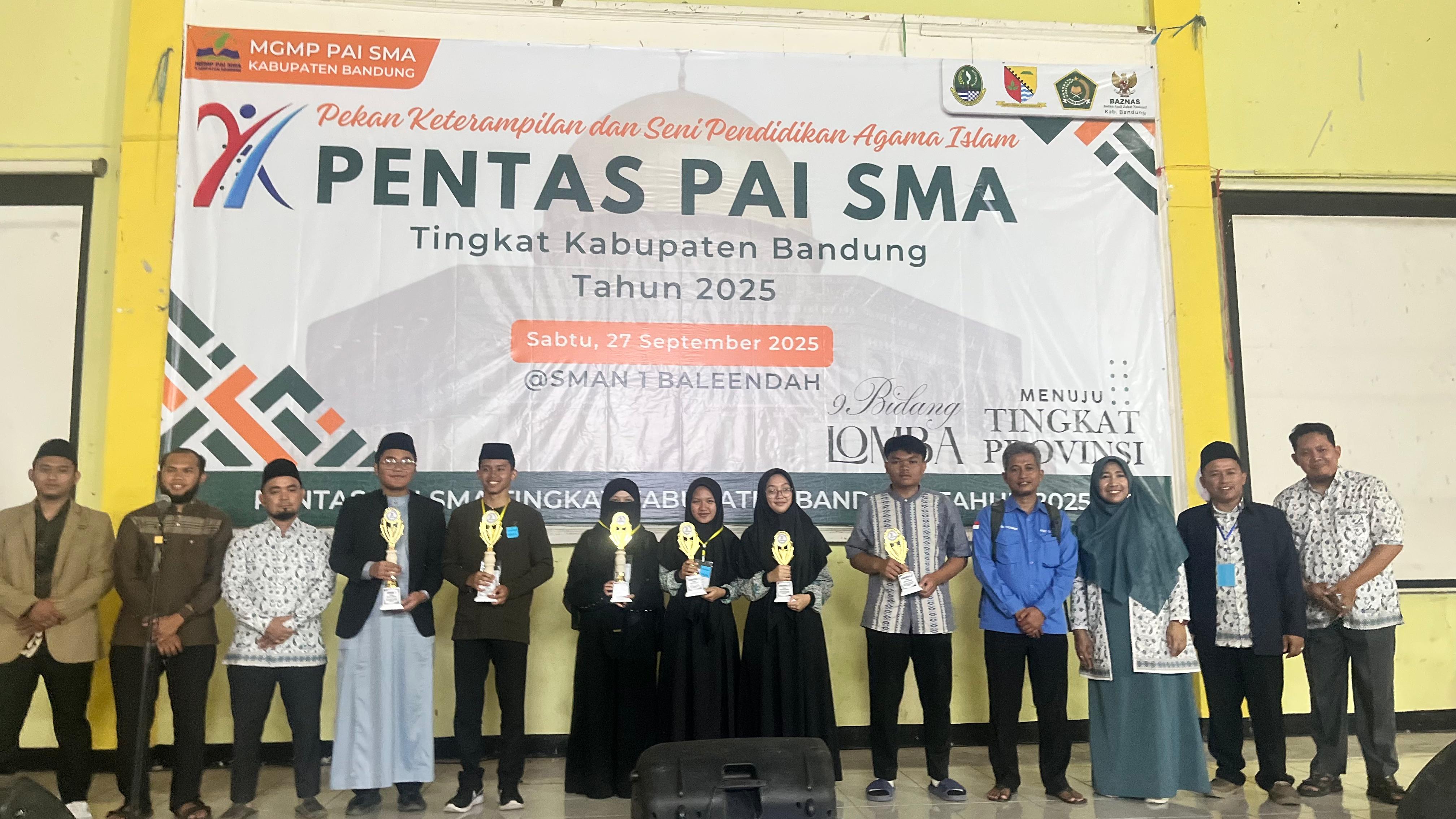 SMAIT Qordova Ukir Prestasi Gemilang di Pentas PAI Kabupaten Bandung