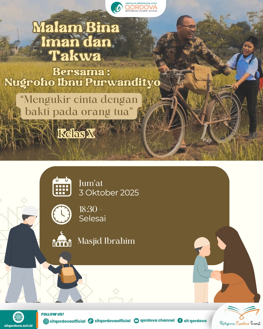 Malam Bina Iman dan Taqwa SMAIT Qordova: Mengukir Cinta dengan Bakti pada Orang Tua