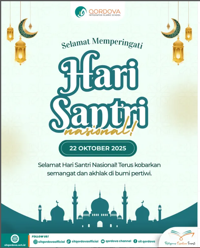 🕌 SIT Qordova Peringati Hari Santri Nasional 2025
