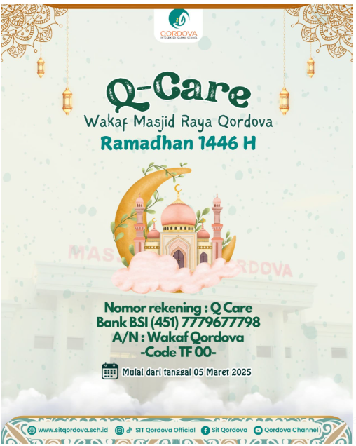 Qordova Wakaf Masjid Raya Qordova – Membangun Rumah Allah, Menguatkan Generasi Qur’ani