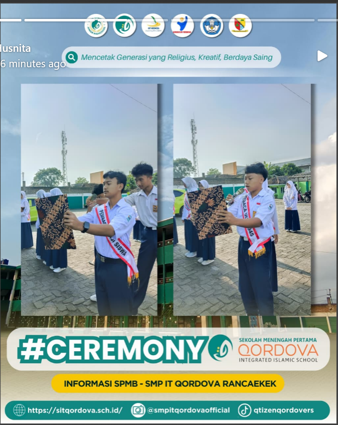 Upacara Bendera Senin: SMP IT Qordova Tanamkan Nilai Disiplin dan Cinta Tanah Air Sejak Dini