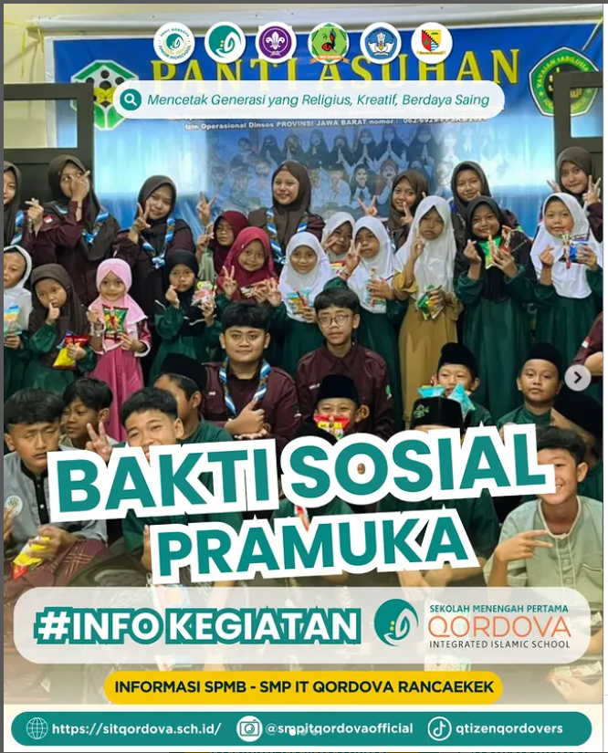 SMP IT Qordova Gelar Kegiatan Bakti Sosial di Panti Asuhan