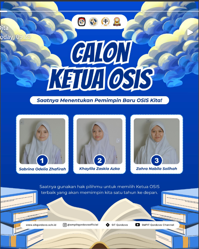 Pemilihan Ketua OSIS SMP IT Qordova: Saatnya Menentukan Pemimpin Baru!