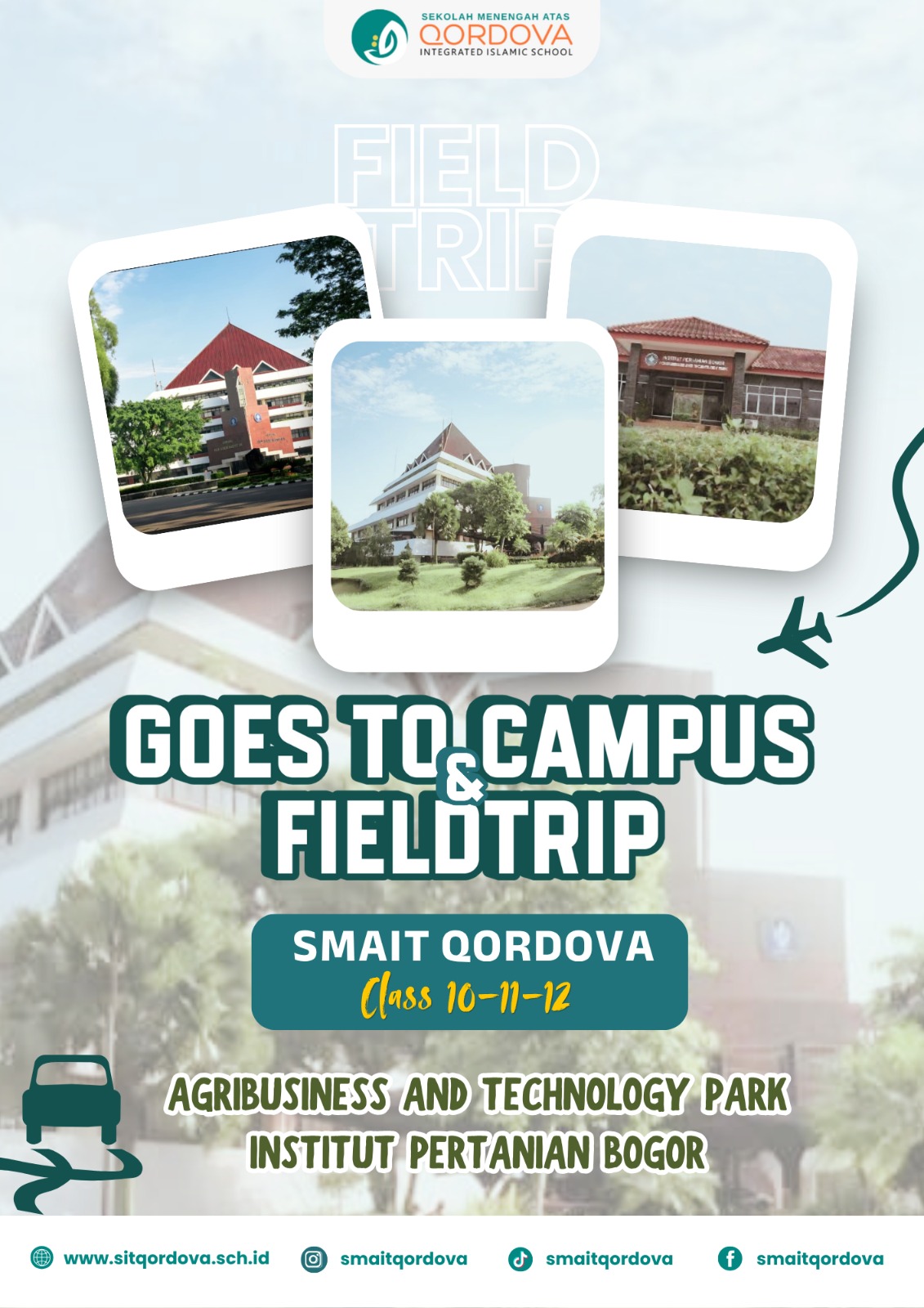 SMAIT Qordova Kembali Adakan Kegiatan Goes to Campus ke IPB University