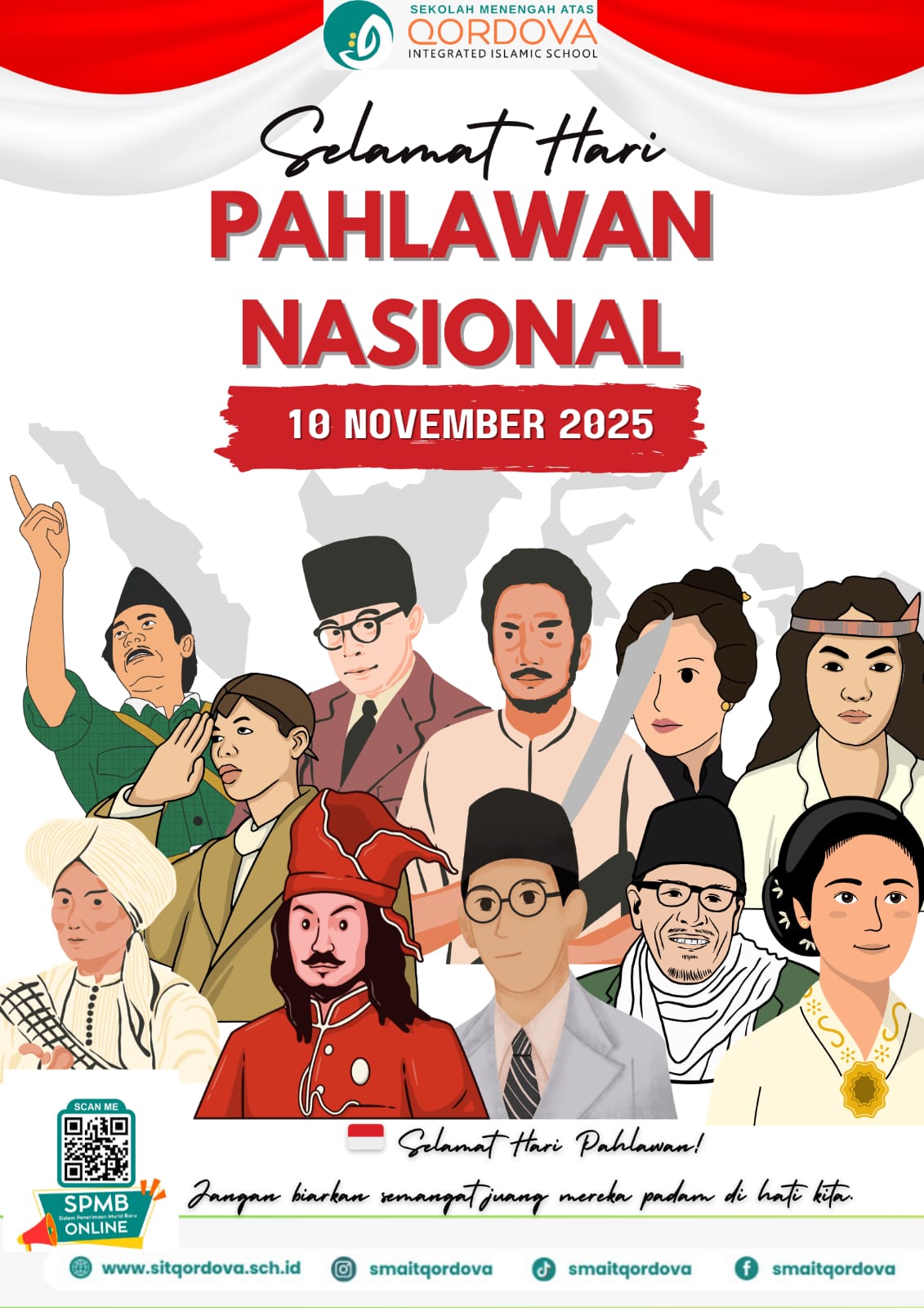 Peringatan Hari Pahlawan Nasional di Lingkungan SIT Qordova