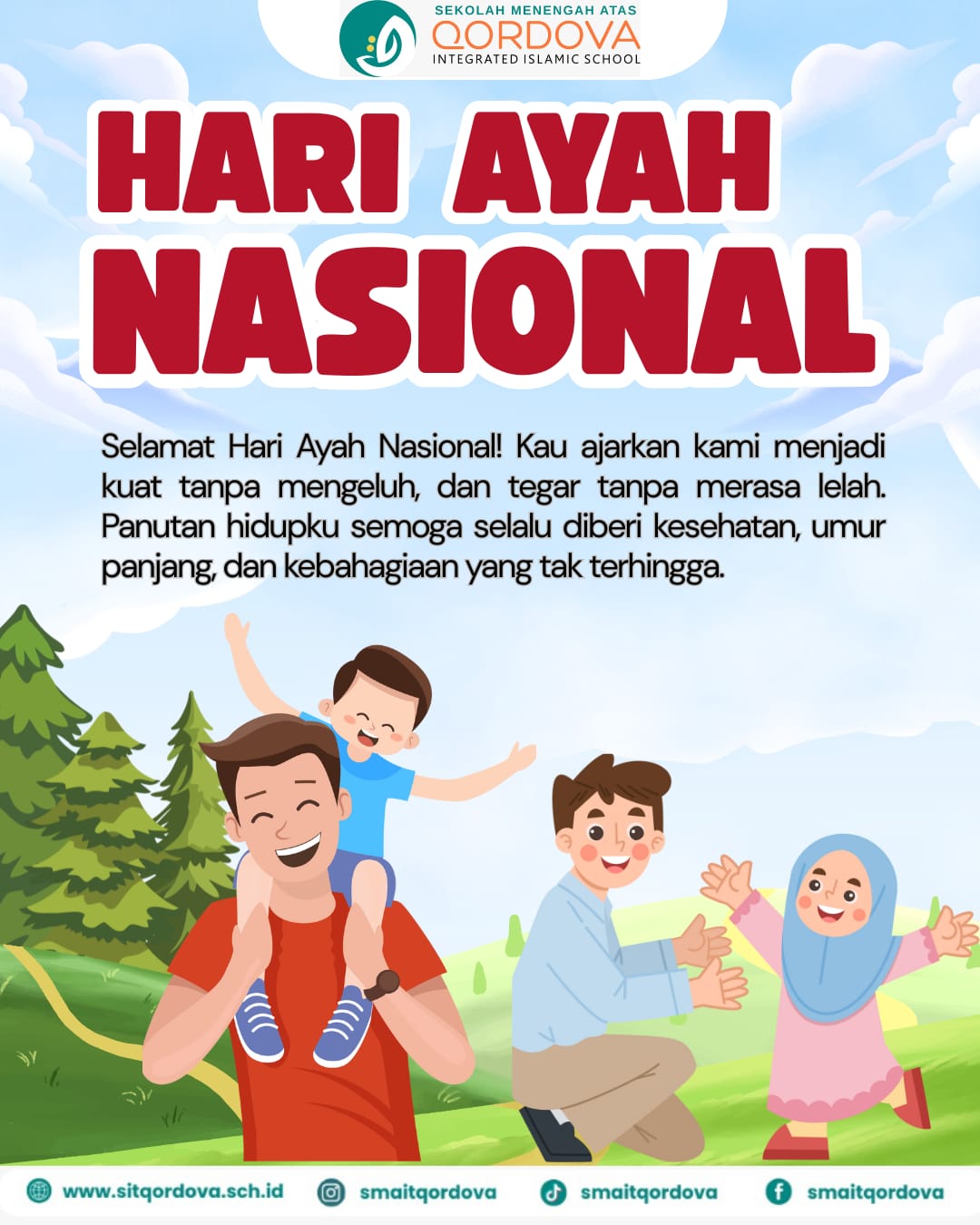 SIT Qordova Rayakan Hari Ayah Nasional: “Ayah, Teladan dan Pelindung Keluarga”