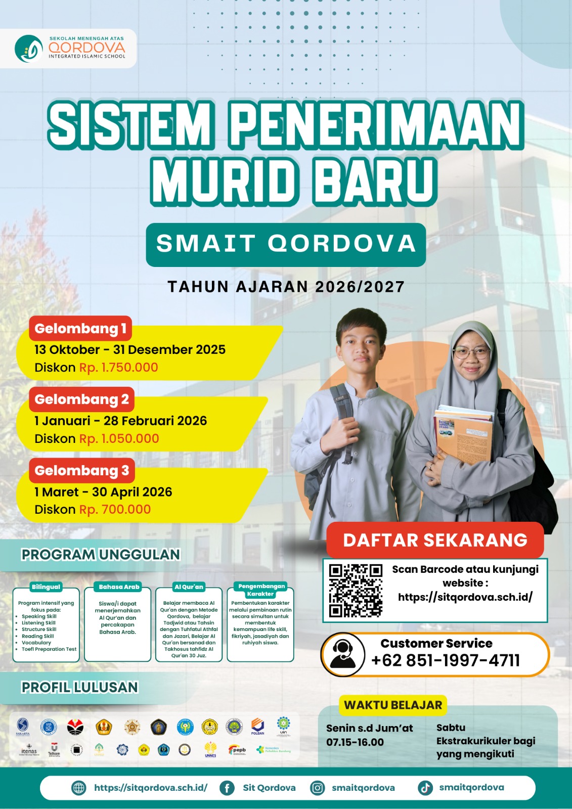 Penerimaan Siswa Baru SIT Qordova