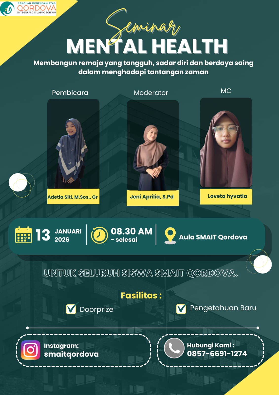 📢 SEMINAR MENTAL HEALTH 📢