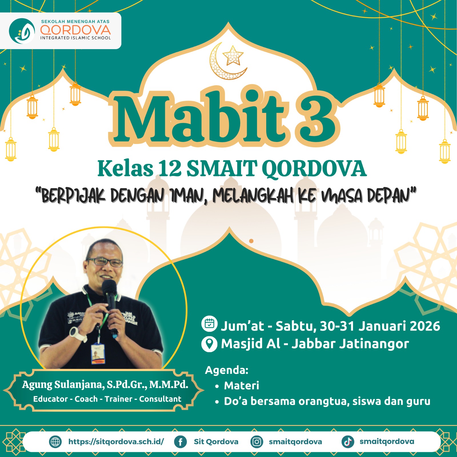 SMAIT Qordova Gelar Mabit Kelas XII sebagai Bekal Iman Menuju Masa Depan