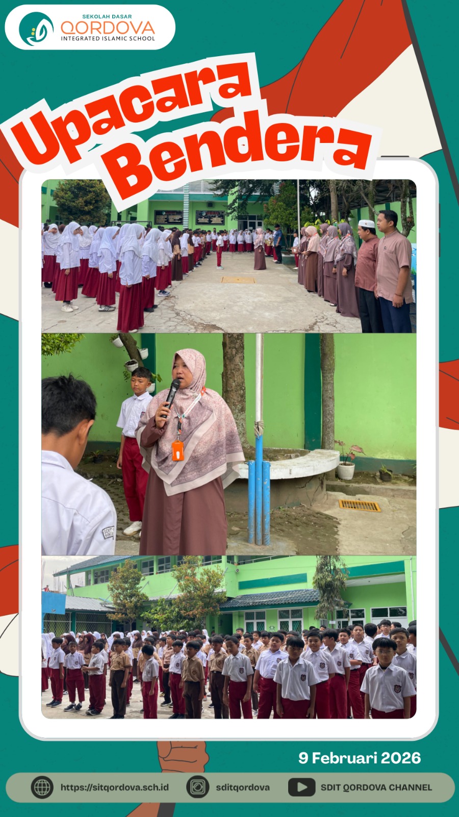 Upacara Bendera Menumbuhkan Disiplin dan Nasionalisme Siswa SDIT Qordova