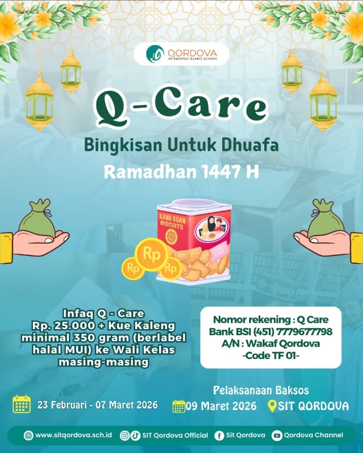 SIT Qordova Gelar Q-Care “Bingkisan Untuk Dhuafa” Sambut Ramadhan 1447 H