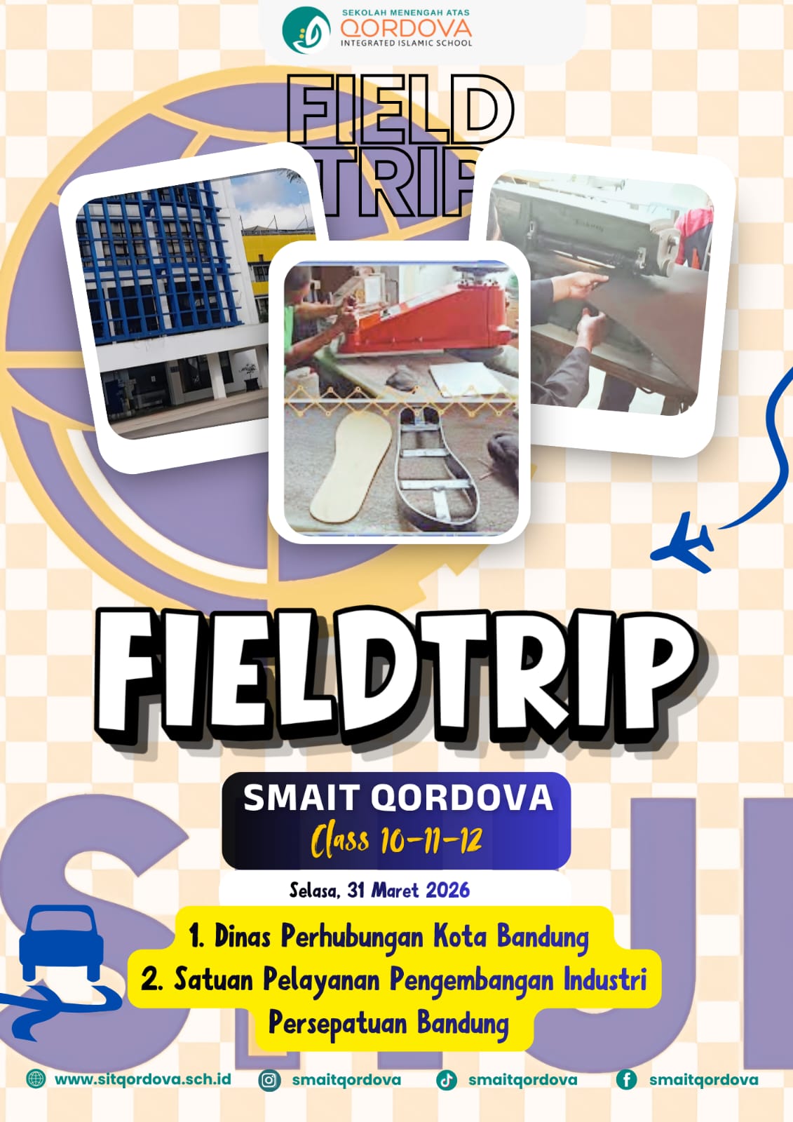 SMAIT Qordova Gelar Field Trip Edukatif ke Instansi dan Industri di Bandung