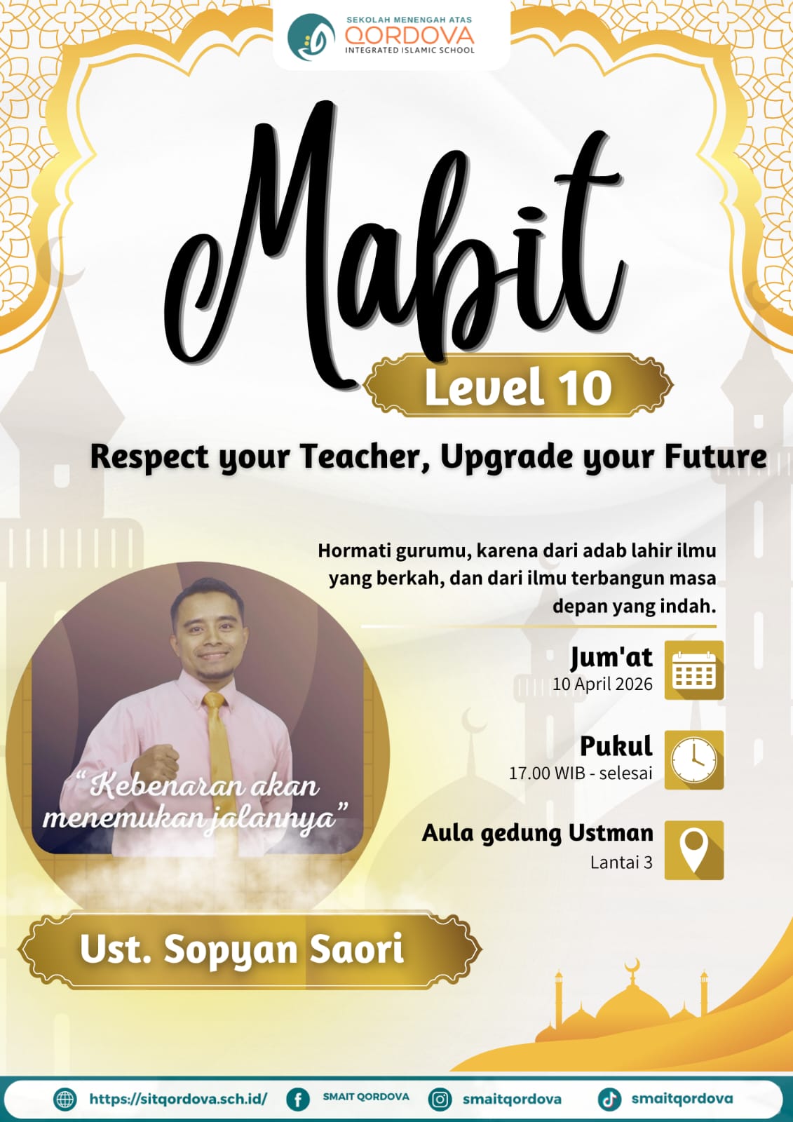 MABIT Kelas 10: Menemukan Jalan Kebenaran, Menghormati Guru untuk Masa Depan Gemilang