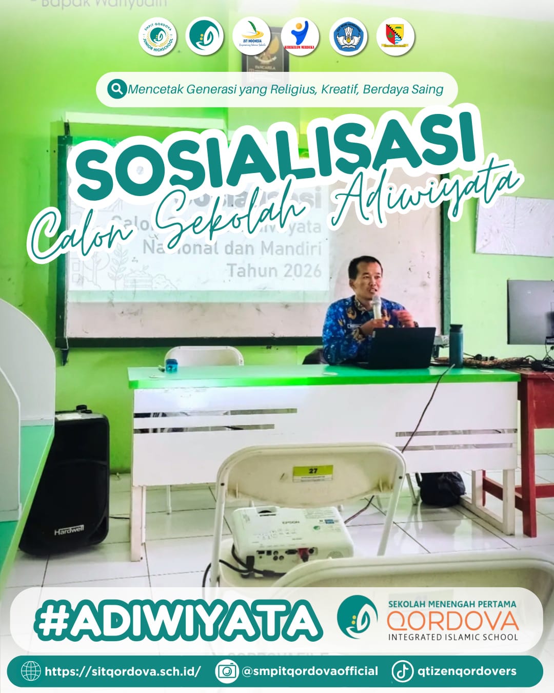 SMPIT Qordova Gelar Sosialisasi Calon Sekolah Adiwiyata Tahun 2026