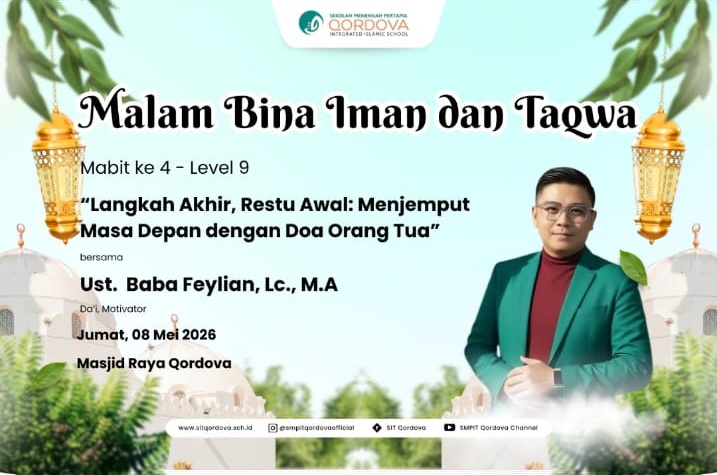 SMPIT Qordova Gelar MABIT Level 9 Bertema Restu Orang Tua dan Masa Depan
