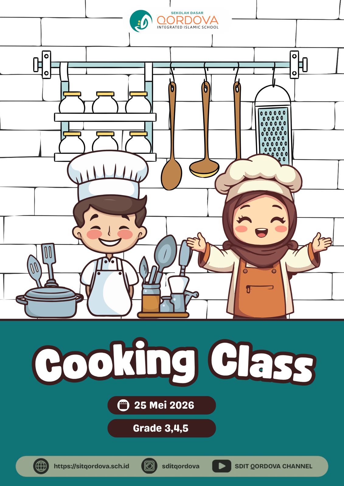Cooking Class SDIT Qordova: Belajar Memasak Sambil Mengasah Kreativitas dan Kemandirian Siswa