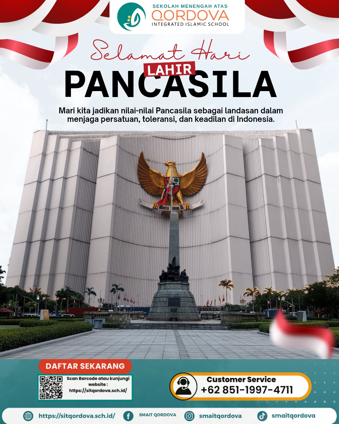 SMAIT Qordova Peringati Hari Lahir Pancasila 2026: Meneguhkan Semangat Persatuan dan Kebangsaan