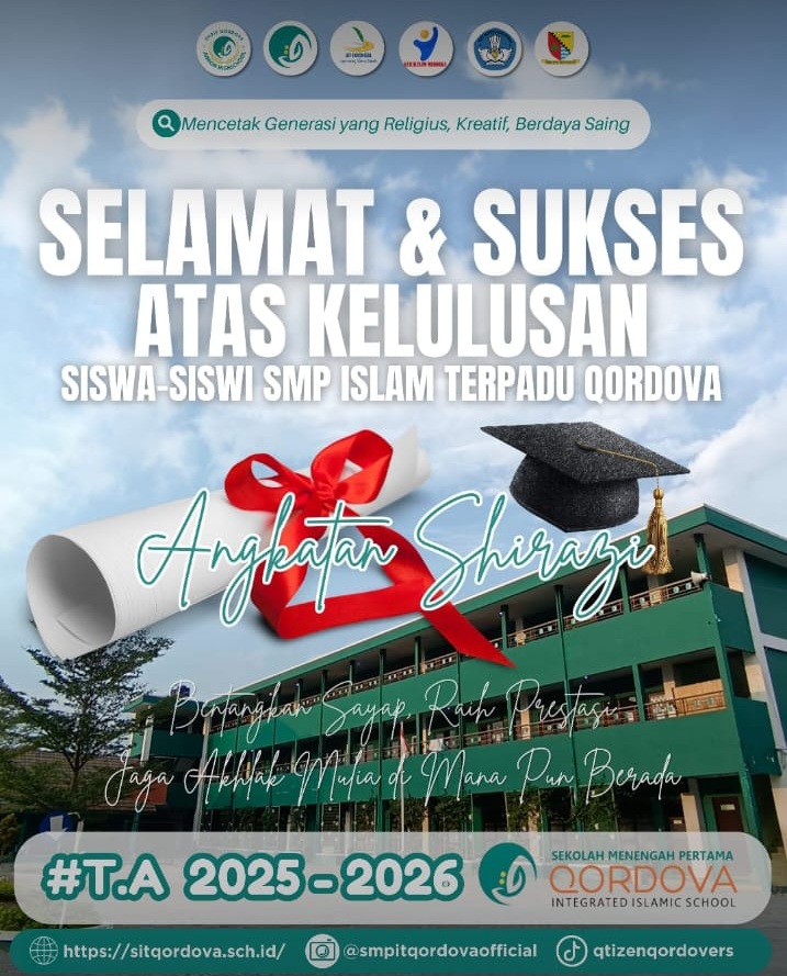 SMPIT Qordova Lepas Angkatan Shirazi dengan Penuh Haru dan Harapan