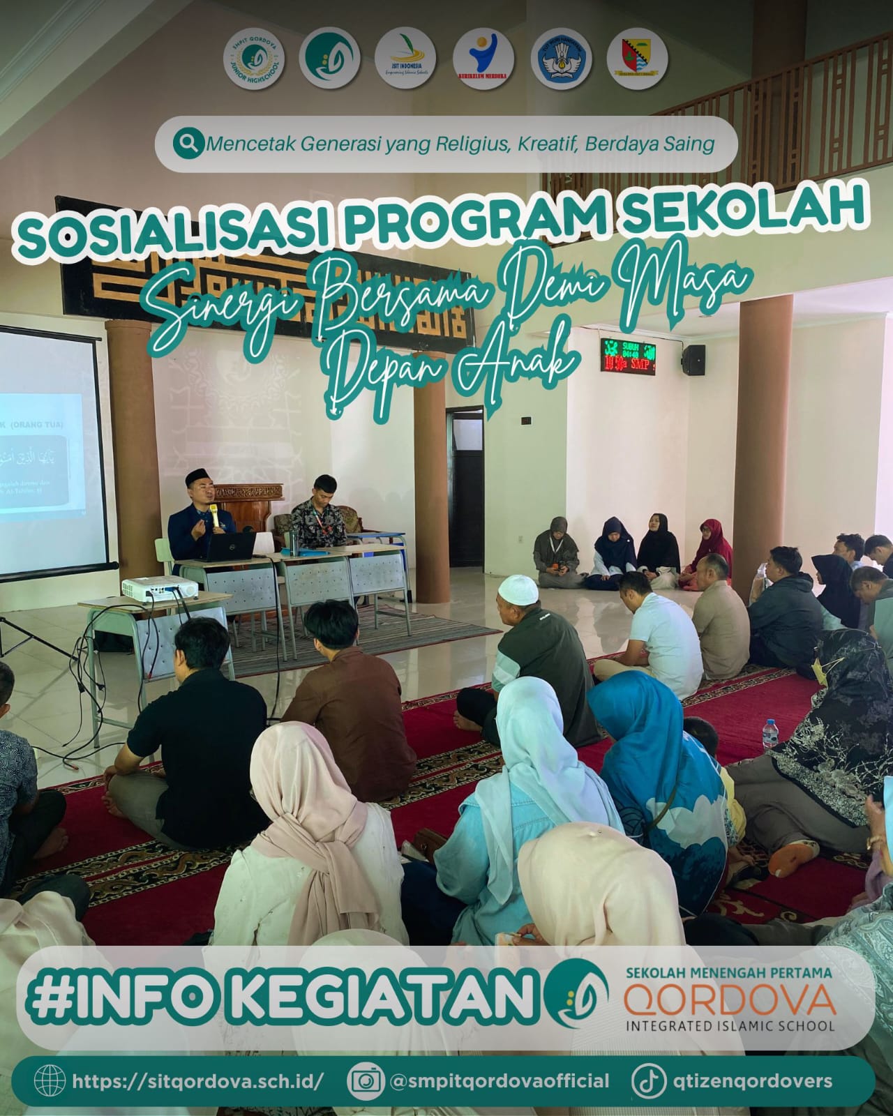 SMPIT Qordova Gelar Sosialisasi Program Sekolah Bersama Orang Tua: Sinergi Bersama Demi Masa Depan Anak