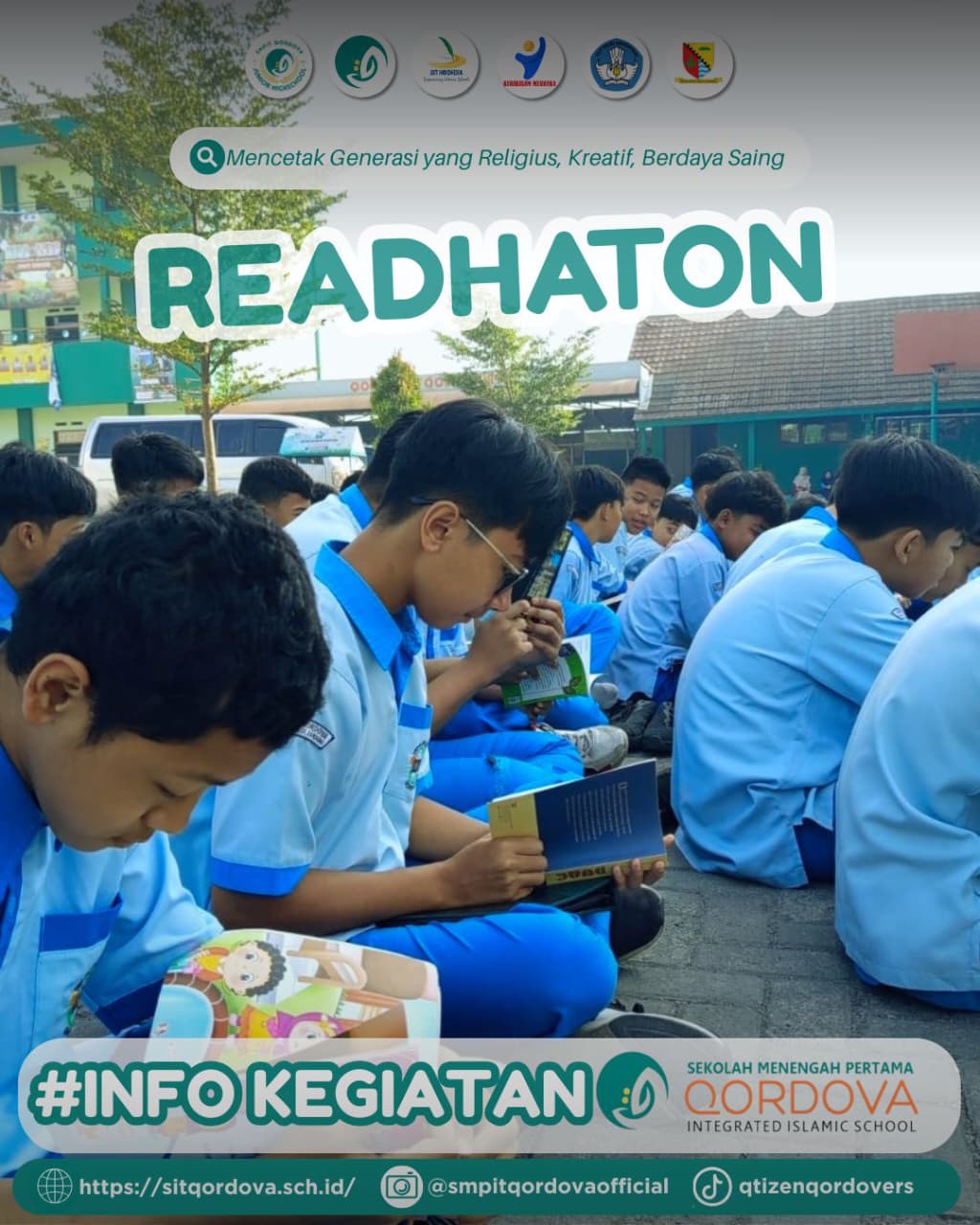 SMPIT Qordova Tumbuhkan Budaya Literasi Melalui Kegiatan Readhaton